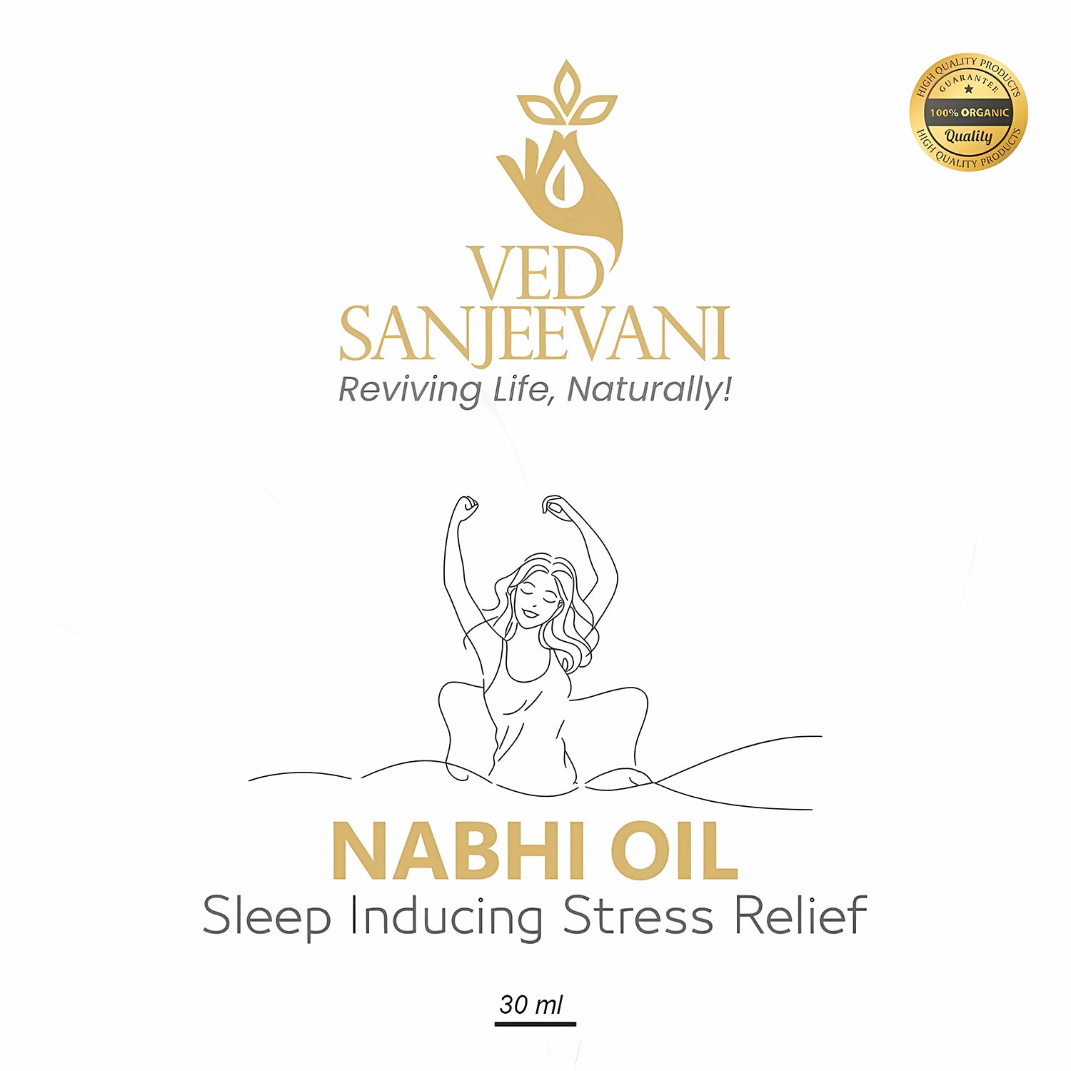 Ved Sanjeevani Nabhi Oil Sleep Inducing Stress Relief (30ml  1 Pc) Ved Sanjeevani Nabhi Oil Sleep Inducing Stress Relief (30ml  1 Pc)